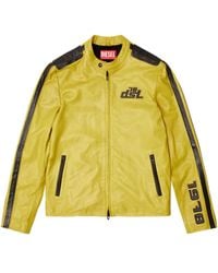 DIESEL - Pop レザージャケット - Lyst