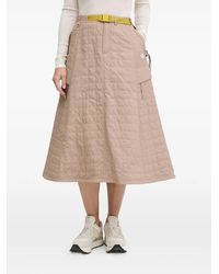 The North Face - Quilted Belted Skirt - Lyst