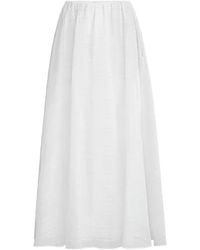 Brunello Cucinelli - Broderie Anglaise Skirt - Lyst