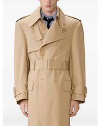 Thom Browne - Oversized Cotton Suiting Trench Coat - Lyst