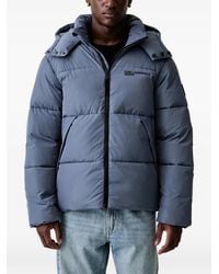 KARL LAGERFELD - Hooded Padded Jacket - Lyst