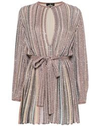 Missoni - Zig Zag Motif Short Dress - Lyst