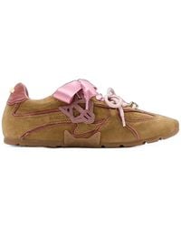 Naked Wolfe - Adored Suede Low-Top Sneakers - Lyst
