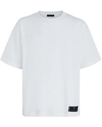 Giuseppe Zanotti - Crew-Neck Label-Detail T-Shirt - Lyst