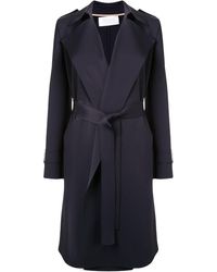 Harris Wharf London Trench à taille ceinturée - Noir