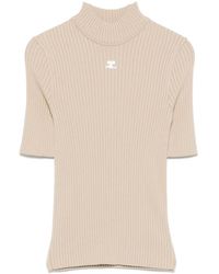 Courreges - T-Shirt Reedition A Coste - Lyst