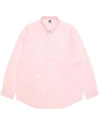 Aape By A Bathing Ape - Buttoned Embroidery Shirt - Lyst
