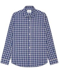 NN07 - Brushed Check-Pattern Shirt - Lyst