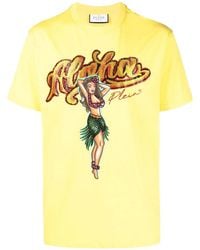 Philipp Plein - Graphic-Print Crystal-Embellished T-Shirt - Lyst