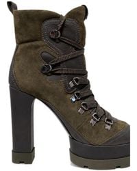 Casadei - Nancy Platform Ankle Boots - Lyst