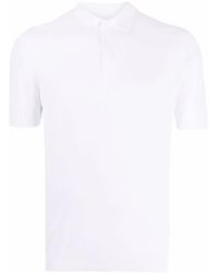 Fileria - Ribbed-Trim Cotton Polo Shirt - Lyst