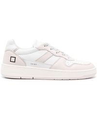 Date - Court 2.0 Leather-panelled Sneakers - Lyst
