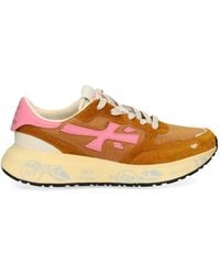 Premiata - Lauryn Cutout Leather Sneakers - Lyst