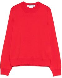 Comme des Garçons - Pull Côtelé À Encolure Ras Du Cou - Lyst