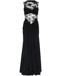 Babylon - Sleeveless Lace-Detail Maxi Dress - Lyst