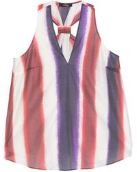 Twinset - Striped Racer-Back Top - Lyst