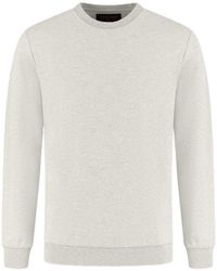 Woolrich - Logo-Print Cotton Sweater - Lyst