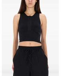 Y-3 - Top Met Uitgesneden Details En Rits - Lyst
