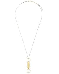 Ami Paris - Collar Colgante De Gafas De Latón - Lyst
