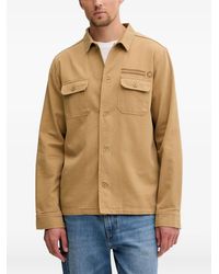 Hurley - Giacca-Camicia Con Bottoni E Logo - Lyst