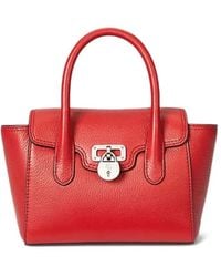 Ralph Lauren - Bolso satchel Tanner pequeño - Lyst
