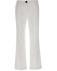 Marella - Pantaloni Con Piega - Lyst