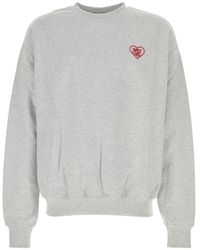 FAMILY FIRST - Sweater Met Borduurwerk En Ronde Hals - Lyst