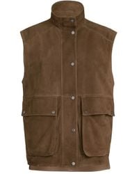 Brunello Cucinelli - Monili-Detail Front-Pocket Vest - Lyst