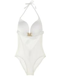 Max Mara - Celine Badpak Met Ceintuur Met Monogram - Lyst
