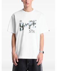 A Bathing Ape - 1St Camo Bape Sta Sta Over-Print T-Shirt - Lyst
