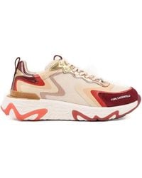 Karl Lagerfeld - Chunky Sneakers Met Metallic Vlakken - Lyst