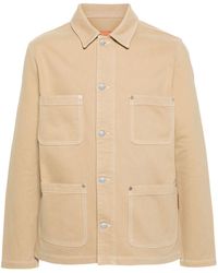 Sandro - Twill Cotton Shirt Jacket - Lyst