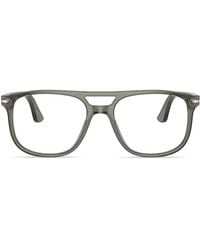 Persol - Greta Square-Frame Glasses - Lyst