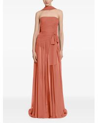 Elie Saab - Silk Maxi Dress - Lyst