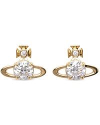 Vivienne Westwood - Reina Crystal-Embellished Earrings - Lyst