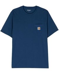 Carhartt - T-shirt en coton à patch logo - Lyst