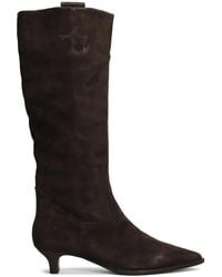 Ash - Kniehohe Stiefel Mit Spitzer Kappe - Lyst