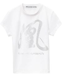 Alexander Wang - Crystal Graphic Baby T-Shirt - Lyst