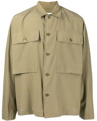 YMC - Camisa con botones Military - Lyst