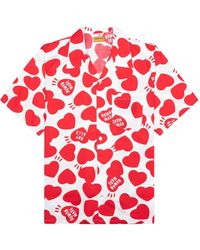 Human Made - Chemise À Imprimé Cœur - Lyst