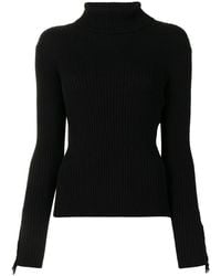 Y's Yohji Yamamoto - Roll Neck Knitted Jumper - Lyst