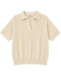 Weekend by Maxmara - Short-Sleeve Polo Sweater - Lyst