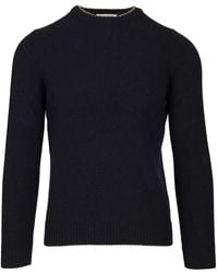 Al Duca d'Aosta - Ribbed-Trim Crew-Neck Sweater - Lyst
