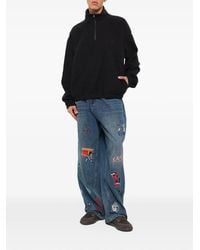 vowels - Quarter-Zip Fleece Jacket - Lyst