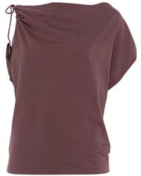 Alpha Studio - Top Con Detalle De Lazo - Lyst