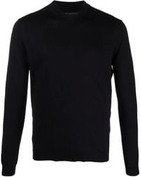 Low Brand - Layered-Neckline Merino Wool Jumper - Lyst