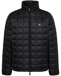 Calvin Klein - Quilted Logo-Print Jacket - Lyst
