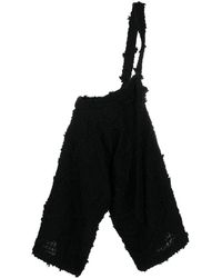 Y's Yohji Yamamoto - Wool Cropped Trousers - Lyst