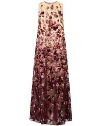 F.R.S For Restless Sleepers - Megera Roses-Devoré Maxi Dress - Lyst