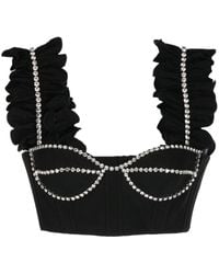 Area - Top Verfraaid Met Kristallen - Lyst